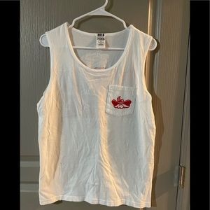 Victoria's Secret Pink UNLV Rebels Collegiate Collection White Tank Top Size Med